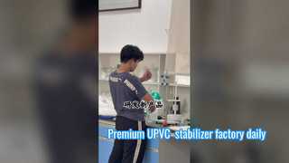 Vlog quotidiano del laboratorio di fabbrica dello stabilizzatore in PVC