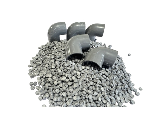 PVC Granules Plastic Material White PVC Compound for PVC Pipe and Fitting  Injection Pipe Fittings Pvc Raw Material Modified Plastics Compound Granules Particles