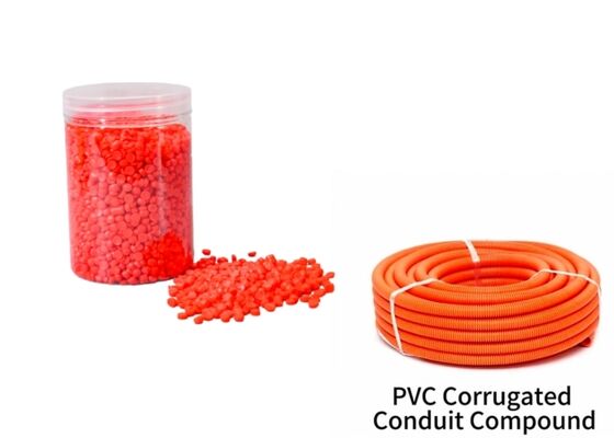Composto di condotti ondulati in PVC autoestinguente PVC pieghevole cavo elettrico tubo ondulato composto